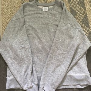 TNA airy fleece boyfriend crew